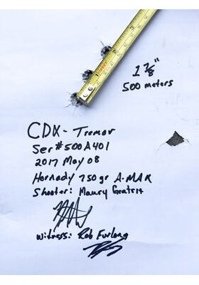 CADEX CDX-50 TREMOR .50 BMG KIVÄÄRI #CDX50-DUAL-50-32-BR40-D2J5N-BLK