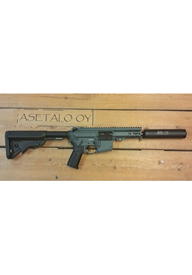 CMMG BANSHEE MK4 9MM 5" + SILENT STEEL CHARCOAL GREEN #94A8C0F-CG