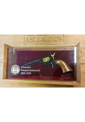 COLT  FRONTIER SCOUT 22LR 43/4" KÄYT.REVOLVERI "MISSOURI SESQUICENTENNIAL" HIENO