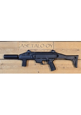 CZ SCORPION EVO 3 S1 9MM + ÄÄVA + KONEISTO KUIN UUSI KÄYT
