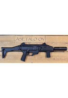 CZ SCORPION EVO 3 S1 9MM + ÄÄVA + KONEISTO KUIN UUSI KÄYT