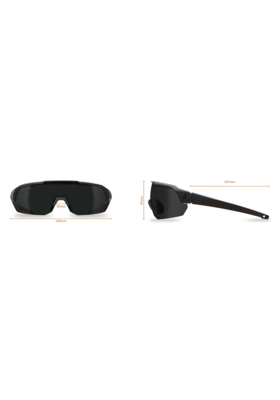 EDGE OVERLORD G2 BLACK / G-15 VAPOR LENSES "ARC LIGHT"