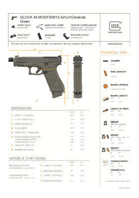 GLOCK M45 MOS HUNTER EDITION 9MM 75952