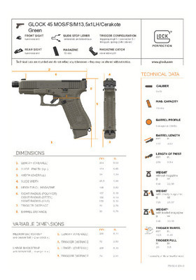 GLOCK M45 MOS HUNTER EDITION 9MM 75952