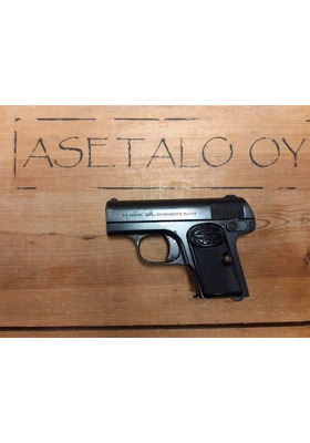 HAENEL 6,35BR SUHL SCHMEISSER KÄYT.PIST.HYVÄ, LAATIKOSSA!