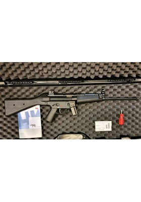 HECKLER & KOCH SP5L 9MM KIVÄÄRI TT3 056540 A2 PERÄLLÄ 16" PIIPPULYHENNETTY 300MM JA 1/2X28 KIERRE PÄÄSSÄ