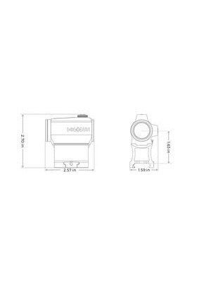 HOLOSUN HS 403C MICRO RED DOT 2 MOA