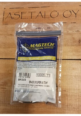 MAGTECH .38 SUPER AUTO UNPRIMED CASE BR38S HYLSY