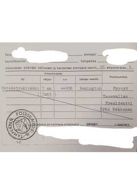 REMINGTON M700 DELUXE 7MM REM MAG KIVÄÄRI URHO KEKKONEN