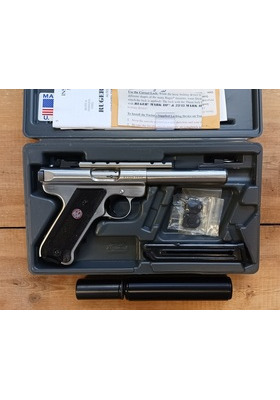 RUGER KMKIII 512 22LR PISTOOLI + KISKO + SAK ADAPTERI + VAIMENNIN