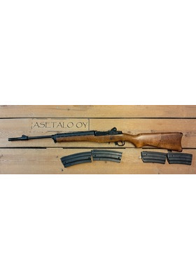 RUGER MINI-14 .223 KÄYT.KIV. + 4 LIPASTA