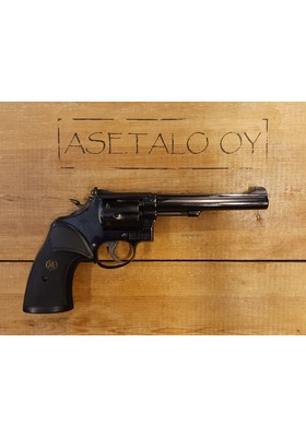 S&W M17  KAL 22 6" KÄYTETTY PIENOISREVOLVERI