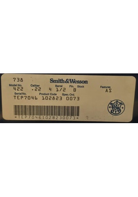 S&W M422 .22LR KÄYT KUIN UUSI