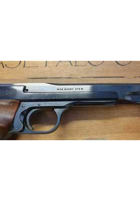 SMITH & WESSON  M41-1 .22 SHORT 7 3/8" KÄYTETTY PIENOISPISTOOLI ! KERÄILYKAPPALE!