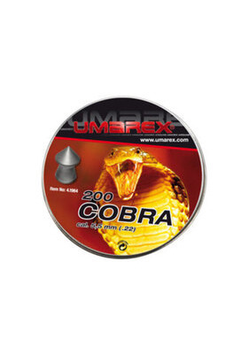 UMAREX 5,5MM COBRA .22 ILMAKIVÄÄRIN LUOTI 200KPL 4.1964
