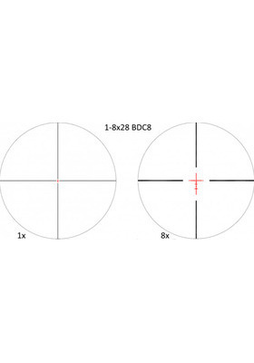 VIXEN 1-8X28 BDC8 RISTIKKO IR 34" #82231