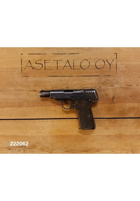 WALTHER M4 KAL 7,65 BR KÄYTETTY PISTOOLI TASKUASE