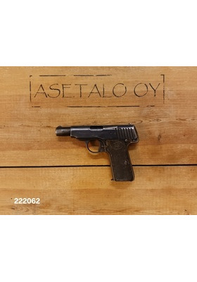 WALTHER M4 KAL 7,65 BR KÄYTETTY PISTOOLI TASKUASE