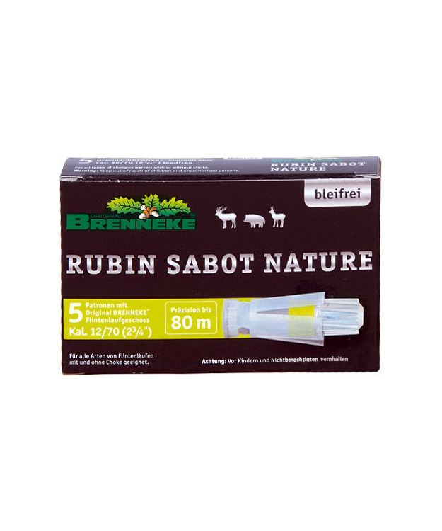 BRENNEKE 12/70 RUBINSABOT NATURE 19G LYIJYTÖN SLUG