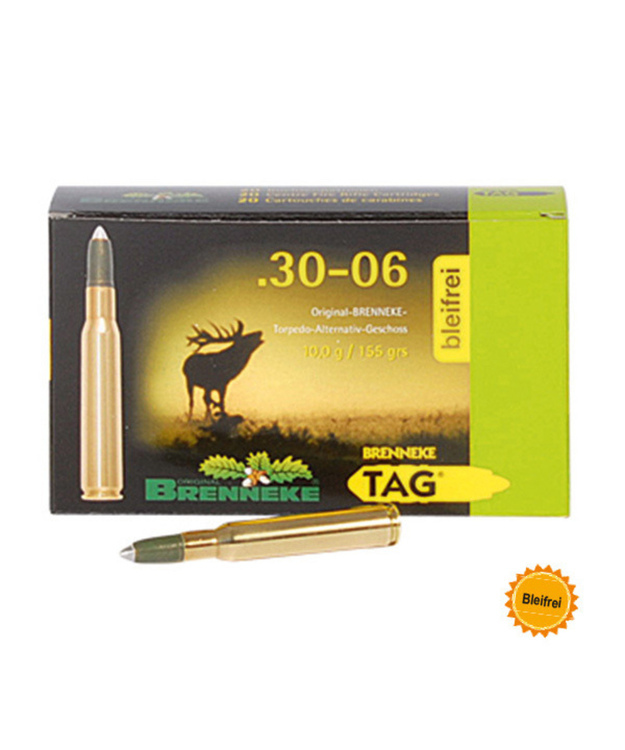 BRENNEKE 30-06 KIVÄÄRIN PATRUUNA TAG LUODILLA 10G. 091137