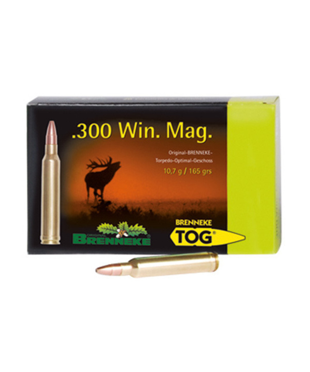 BRENNEKE 300 WIN MAG KIVÄÄRIN PATRUUNA 10,7G TOG LUOTI