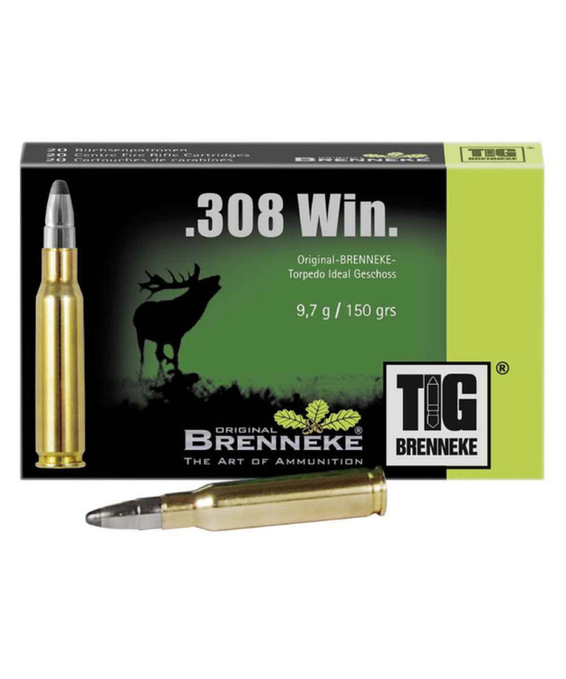 BRENNEKE 308 WIN KIVÄÄRIN PATRUUNA 9,7G TIG LUOTI