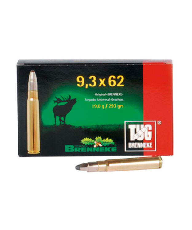 BRENNEKE 9,3x62 KIVÄÄRIN PATRUUNA 19G TUG LUOTI