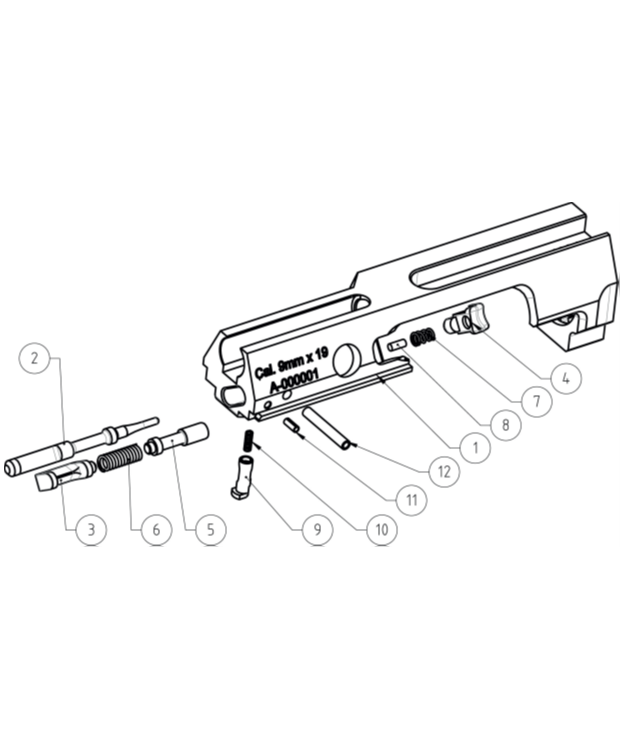 BT-30166 EXTRACTOR B&T MP9/TP9