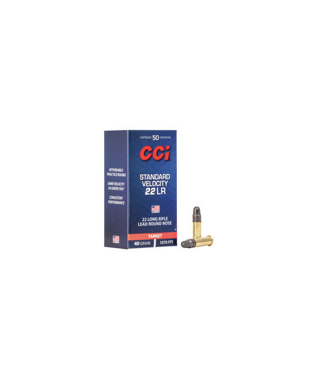 CCI 22 LR STANDARD VELOCITY STD 2,6G  324m/s PATR 0035/620035 #130020