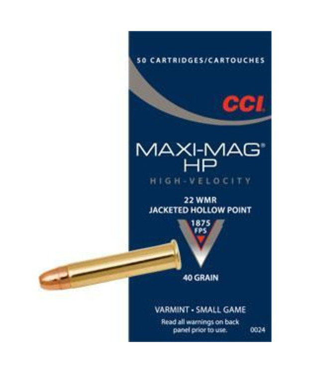 CCI 22 WMR MAXI MAG HP 2.6G PK-PTR 0024/620024