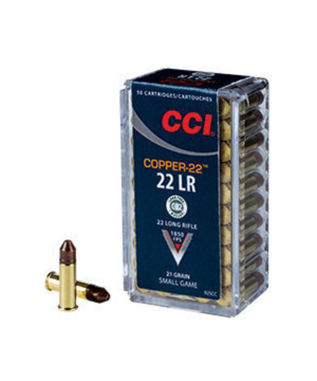 CCI 22LR COPPER 21GR 1,36G LYIJYVAPAA (130005)