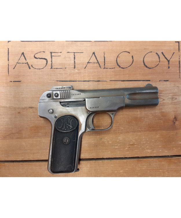 FN BROWNING M1900 NIKL. 7,65 BR HYVÄ