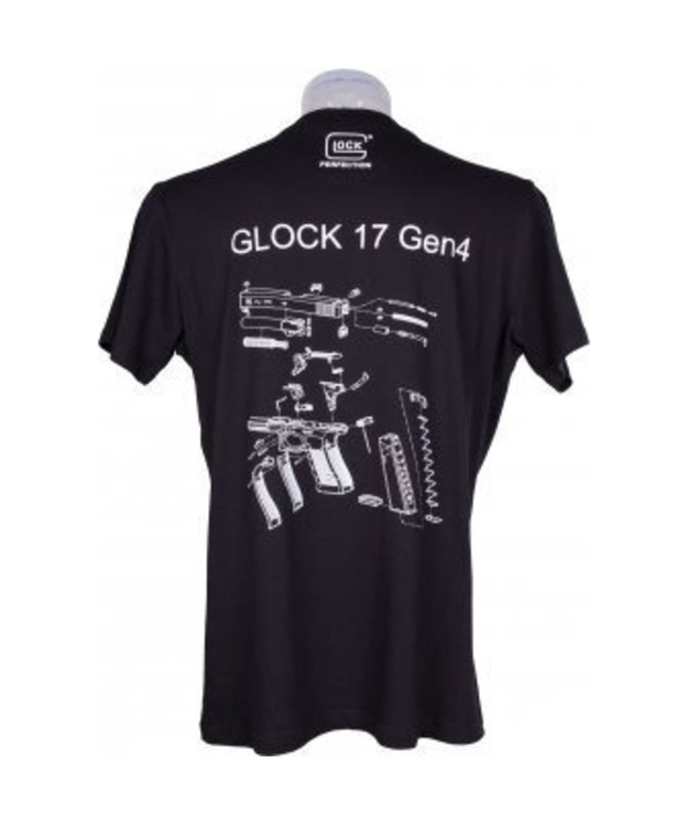 GLOCK T-SHIRT ENGINEERING MEN KA BLACK XL 31247