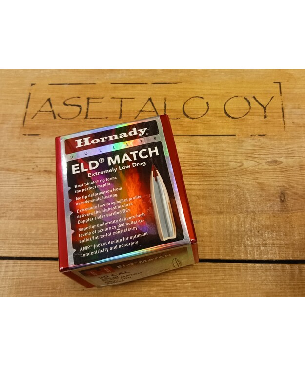 HORNADY .30 ELD MATCH 168GR/10,9G LUOTI #30506