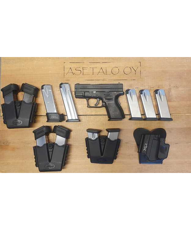 HS9 SUBCOMPACT 9MM PISTOOLI KÄYT TASKUASE