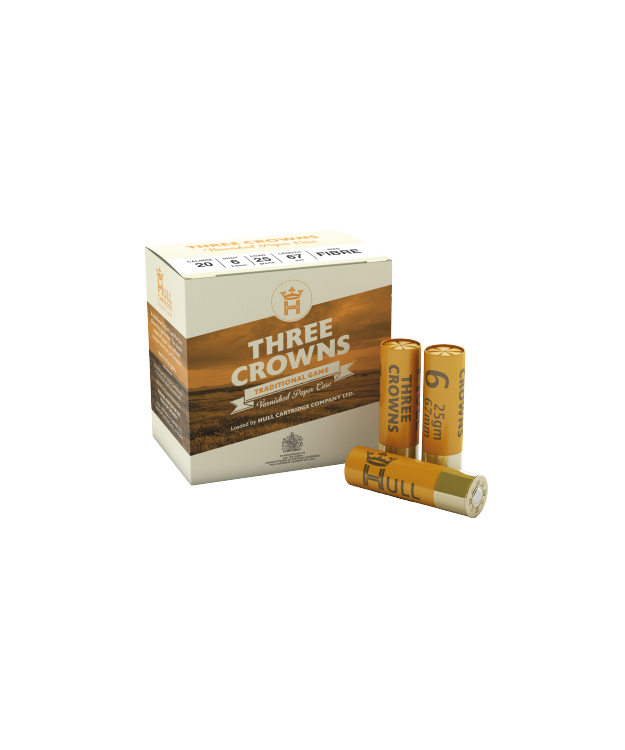 HULL THREE CROWNS 20/67 NO 6 25G PAPER FIBRE WAD HAULIKON PATRUUNA