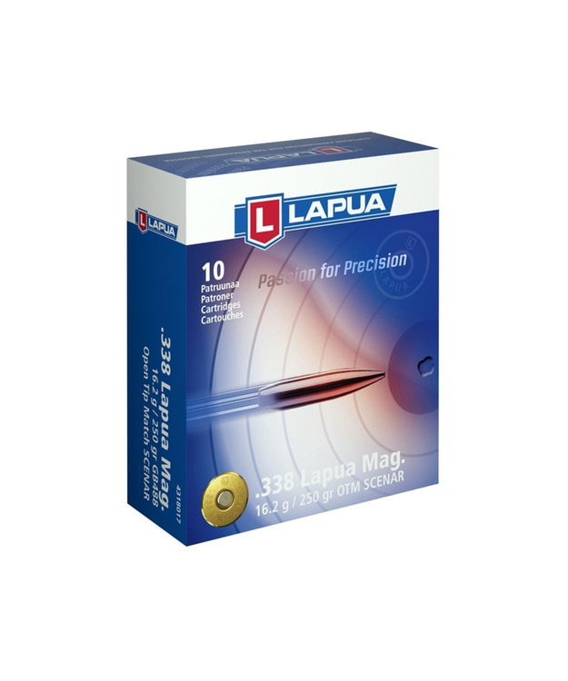 LAPUA 338 LAPUA MAG GB488 16.2G SCENAR SILVER PTR