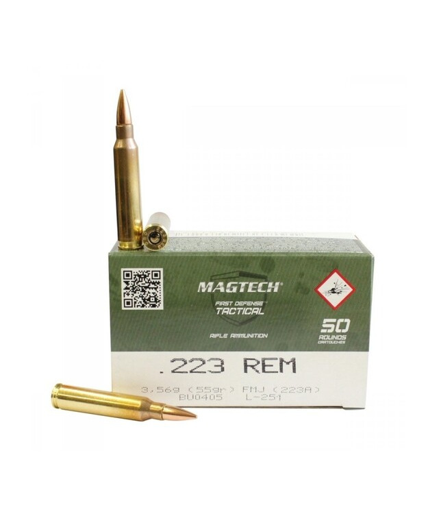 MAGTECH 223 REM - 223A FMC 55GR 3,56G  50KPL/LTK kiväärin patruuna  