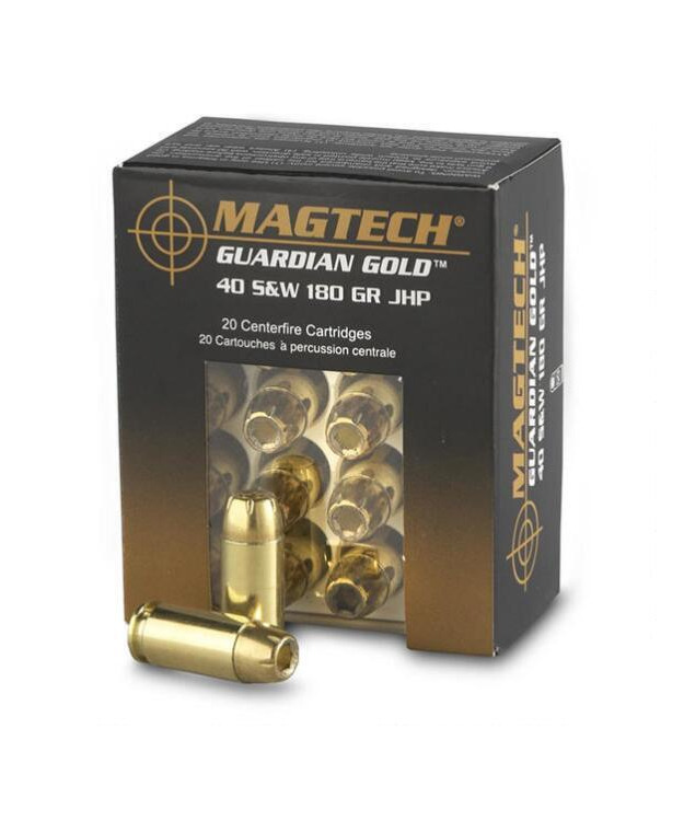 MAGTECH 40 S&W JHP 180GR GOLD ERVA, GG40B