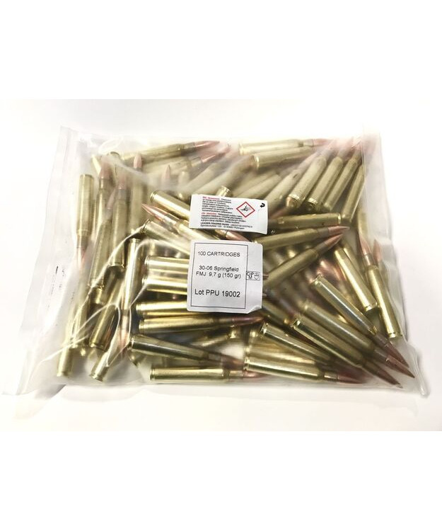 PPU 30-06 VM-FMJ 9,7G BULK PATRUUNA 100KPL/PUSSI #126670