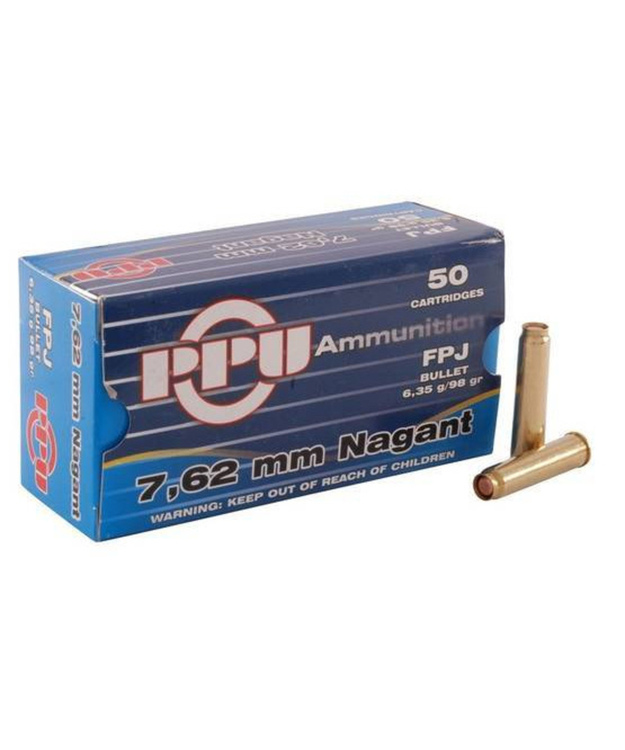 PPU 7,62 NAGANT FPJ 6,35G REVOLVERIN PATRUUNA