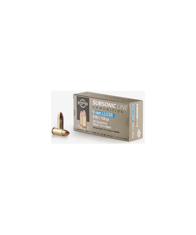 PPU 9MM PARA SUBSONIC 10,2G VM/FMJ 289M/S