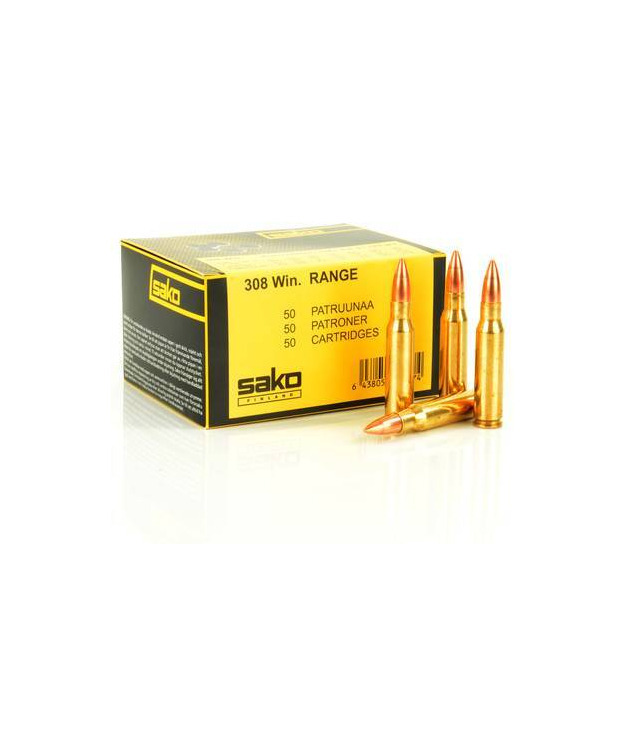 SAKO 308 RANGE 120A 8G FMJ KIV PATRUUNA  