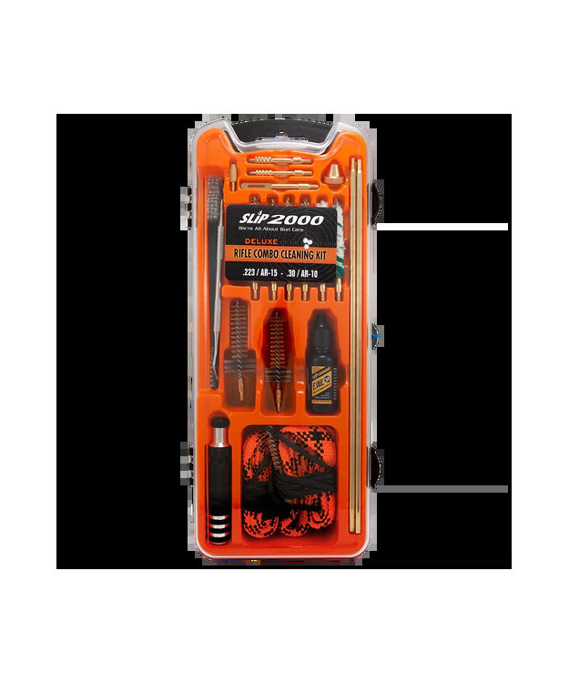 SLIP 2000 DELUXE RIFLE 223/AR15-.30 CAL/AR-10 COMBO CLEANING KIT