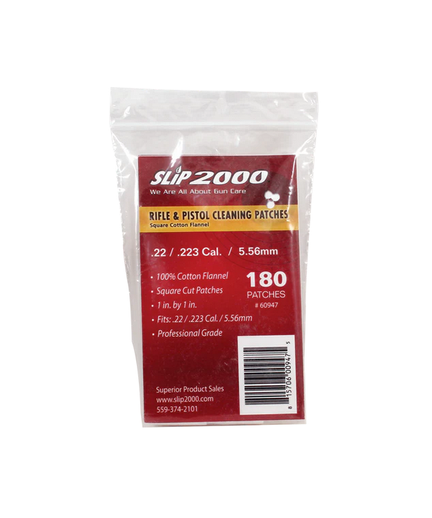SLIP2000 GUN CLEANING PATCHES .22/5,56MM 1"X1"