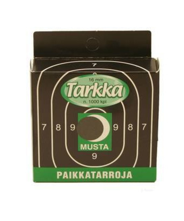 TARKKA PAIKKATARRA 16 MM MUSTA