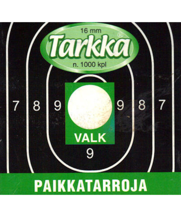 TARKKA PAIKKATARRA 16 MM VALKOINEN