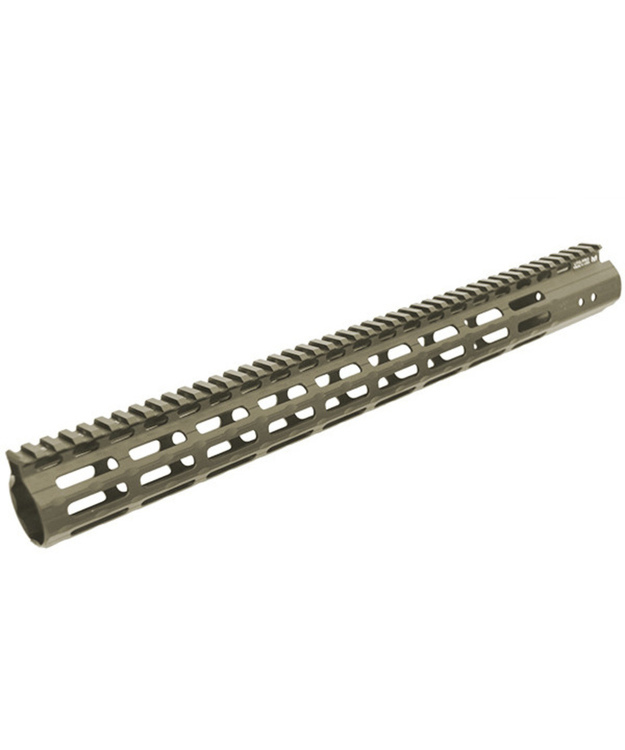 UTG PRO AR17" SUPER SLIM FREE FLOAT M-LOK RAIL SYSTEM FDE #MTU037SSMD