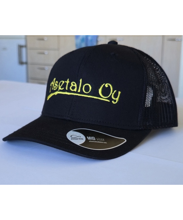 ASETALO OY -SNAPBACK LIPPIS BRODEERATTU