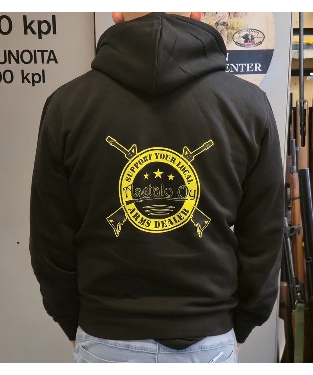 ASETALO "SUPPORT" HUPPARI KOKO XL MUSTA